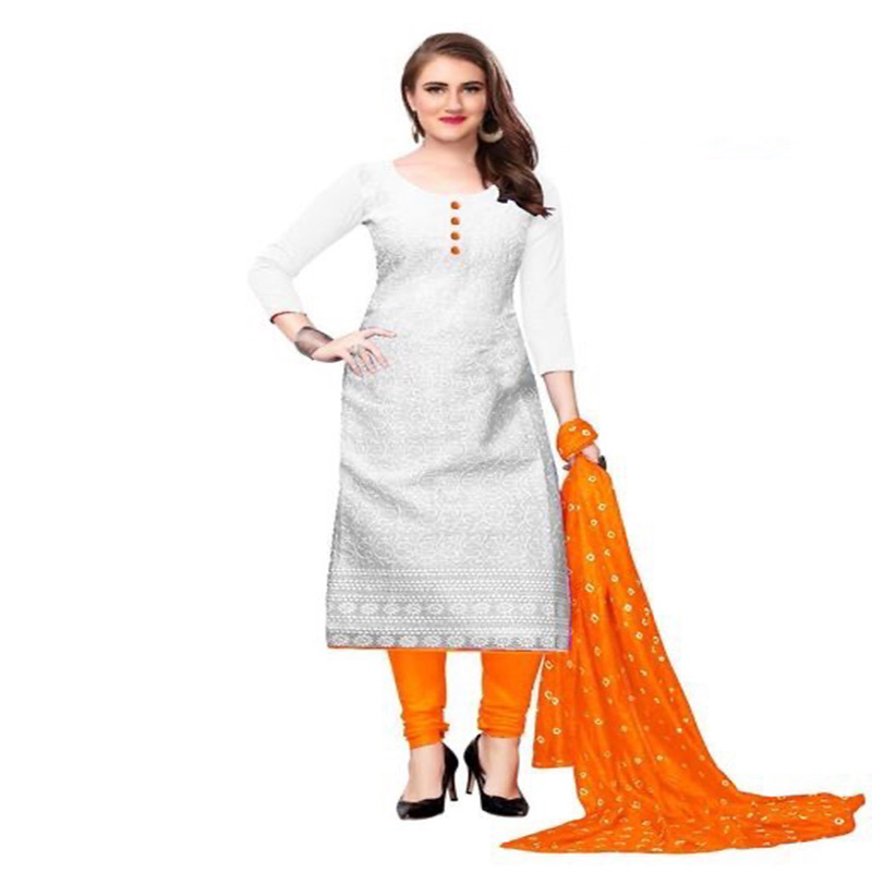 dupatta wearing style on kurti